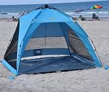 Platinum Plus Beach Shelter UPF 70 Jumbo Pop Up for 4 persons