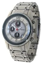 Fossil Gents Trend Stainless Steel Bracelet Watch With Black Dial