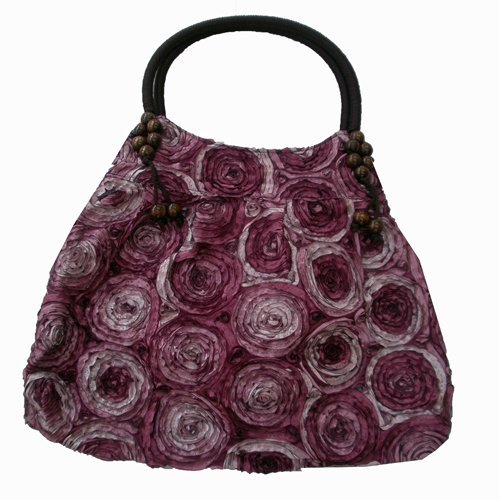 Funky Circle Silk Shoulder Bag
