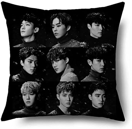 KPOP EXO Sing For You Throw Hold Pillow Bolster Sofa Cushion Pillowcase