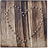 Cosmo Cricket String Art Board, 8 x 8", Heart Design