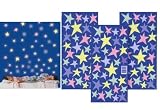 Eigenschaften efco / nachtleuchtende Wanddeko/ Wandsticker/ Wandtatoo -bunte Sterne- Neuheit 3 Bl. 16 x 34 cm