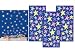 nachtleuchtende Wanddeko/ Wandsticker/ Wandtatoo -bunte Sterne- Neuheit 3 Bl. 16 x 34 cm