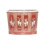 Asian Furniture & D�cor - 40" Ming Design Chinese Lacquer Oriental Slant Front Server Cabinet ( Red )