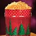 Gourmet Food : Christmas Trees Popcorn Tin