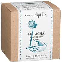 SerendipiTea Mugicha, Japan, Roasted Barley Tisane, 4-Ounce Boxes (Pack of 2)