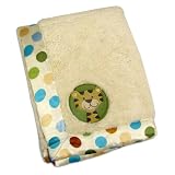 NoJo Jungle Tales Applique Coral Fleece Blanket by NoJo