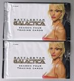BATTLESTAR GALACTICA SEASON 4 TRADING CARDS 5 CARD PACK X 2