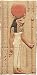 Sekhmet Lioness Egyptian Goddess of War Relief, Color Details