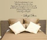 Marilyn Monroe Wall Decal Decor Quote I Believe things happen...Large Nice