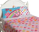 Happy Bunny Hearts Full Sheet Set