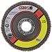 CGW 42301 Premium Z3 Right Angle Grinder Abrasive Flap Disc, Type 27, Zirconia, 4-1/2" Diameter, 36 Grit, 7/8" Arbor, Regular Thickness  (Pack of 1)