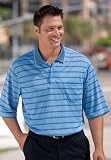 KingSize Big & Tall Performance Golf Striped Polo (ROYAL BLUE
STRIPE,Big - 2XL)
