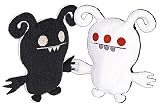 Uglydoll Turny Burny Is 14" Tall (Black/white)-