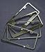 Chrome 4 Hole Slimline Frame