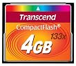 Transcend 4GB CF CARD (133X�A TYPE I ) TS4GCF133