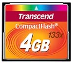 Transcend TS4GCF133 Compact Flash 133...