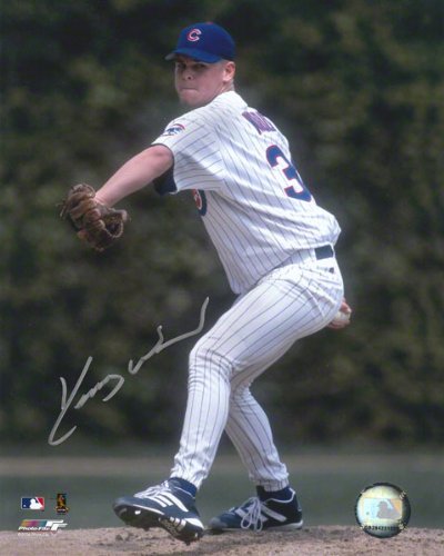 Kerry Wood Chicago Cubs Autographed 8x10 20K Game Photo