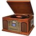 Crosley CR2405A-PA Director CD Recorder - 3 Speed Turntable, CD Player and Recorder, Casette Player, AM-FM Radio, Stereo Speakers, Paprika