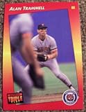 1993 Donruss Triple Play Alan Trammell # 176 MLB Baseball Card