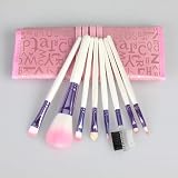 8pcs Pro Pink Make up Brushes Set with Case