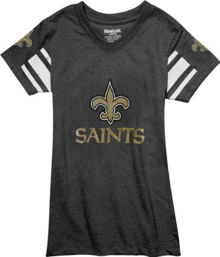 New Orleans Saints Girl's Fashion Jersey T-Shirt