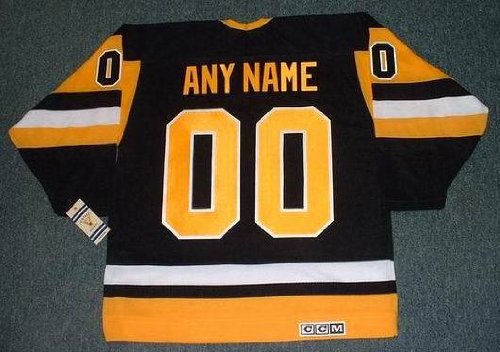 Buy PITTSBURGH PENGUINS 1990's CCM Vintage Throwback Away Hockey Jersey Customized with Any Name &...