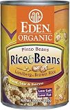 Eden Organic Rice & Beans, Pinto Beans, Lundberg Brown Rice, 15-Ounce Cans (Pack of 12)