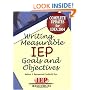 Writing Measurable IEP Goals and Objectives
