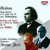 Brahms: Piano Quartet No. 1 in G minor, Op. 25 (orchestrated by A. Schoenberg) / Variations & Fugue on a Theme by Handel, Op. 24 (orch. by E. Rubbra)