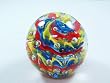 Murano Design Hand Blown Glass Art Sapphire Jellyfish Paperweight
