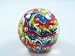 Murano Design Hand Blown Glass Art Sapphire Jellyfish Paperweight