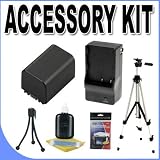 Cheap BN-VF823U Replacement Battery/External Rapid Charger BigVALUEInc Accessory Saver Tripod Bundle f/ JVC GZMG GZHD GZMS Camcorders