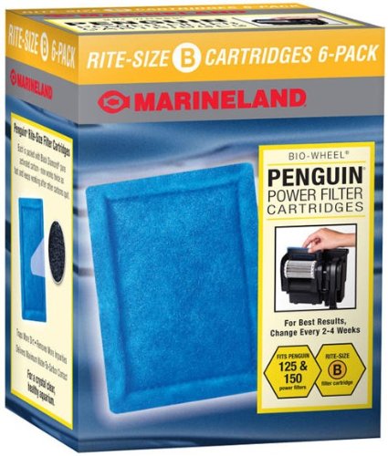 Marineland Penguin 110/125B Filter Cartridge 6 Pk