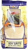 NOW Foods Soy Grits ,  28 Ounce Bags (Pack of 4)
