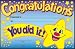 Office Products : Eureka Recognition Awards, Congratulations, Pack Of 36