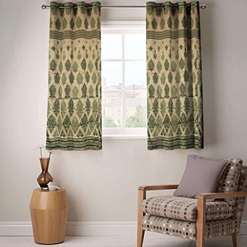 Fabutex Panel printed Window Curtain Pack of 2