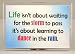 Life Isn't about waiting For The Storm To Pass. It's About Learning To Dance In The Rain!. Giant Fridge Magnet