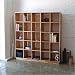 Mash Studios LAX.72.72.15 LAX Series Compartmentalized Bookshelf