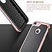 iPhone 7 Case, E LV iPhone 7 - Hybrid [Scratch/Dust Proof] Armor Defender Slim Shock-Absorption Bumper Case for Apple iPhone 7 - [BLACK/ROSE GOLD]