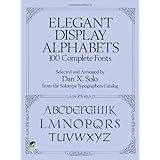 elegant display alphabets lettering calligraphy typography