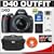 Nikon D40 Digital SLR Camera with 18-55mm II AF-S DX Lens + 16GB SD Card + Case + Cameta Bonus Accessory Kit