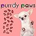 Purrdy Paws Soft Nail Caps for Dog Claws RED XXL