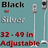 2 PA DJ Club Satellite Speaker Box Stand Adjustable MS01B 1B5