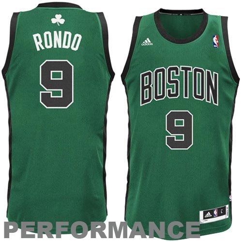 NBA Men's Boston Celtics Rajon Rondo Revolution 30 Alternate Swingman Jersey H Size (Kelly/Black, XXX-Large)