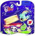 Littlest Pet Shop Assortment 'B' Series 2 Collectible Figure Blue Angel Fish with Surf Board