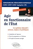 Epreuve professionnelle orale, agir en fonctionnaire de lEtat : CAPES, Agrégation, CAPET, CAPLP, CPE