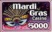 Mardi Gras Ceramic Poker Plaque - Choose!