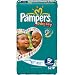 Pampers Baby-Dry Size 5+ (29-59 lbs/13-27 kg) Nappies - 2 x Packs of 52 (102 Nappies)