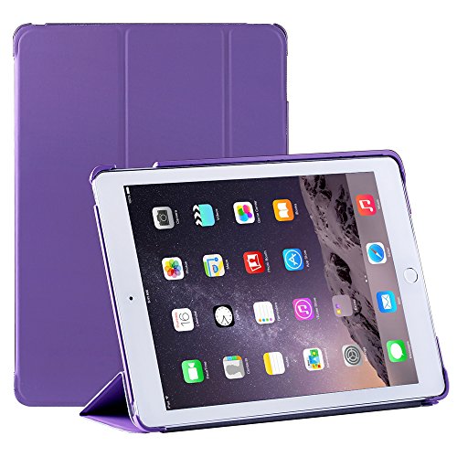 Apple iPad Air 2 Case - ProCase SlimSnug Cover Case Exclusive for iPad Air 2, Ultra Slim and light, Hard Shell Cover, with Stand (iPad 6th Gen, iPad Air 2nd Gen, Air2) (Purple)
